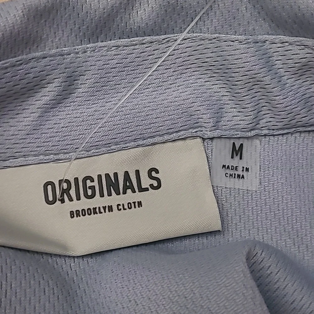 NWT MENS ORIGINALS BROOKLYN CLOTH GREY BUTTON DOWN SHORT SIZES M & L - Picture 7 of 8